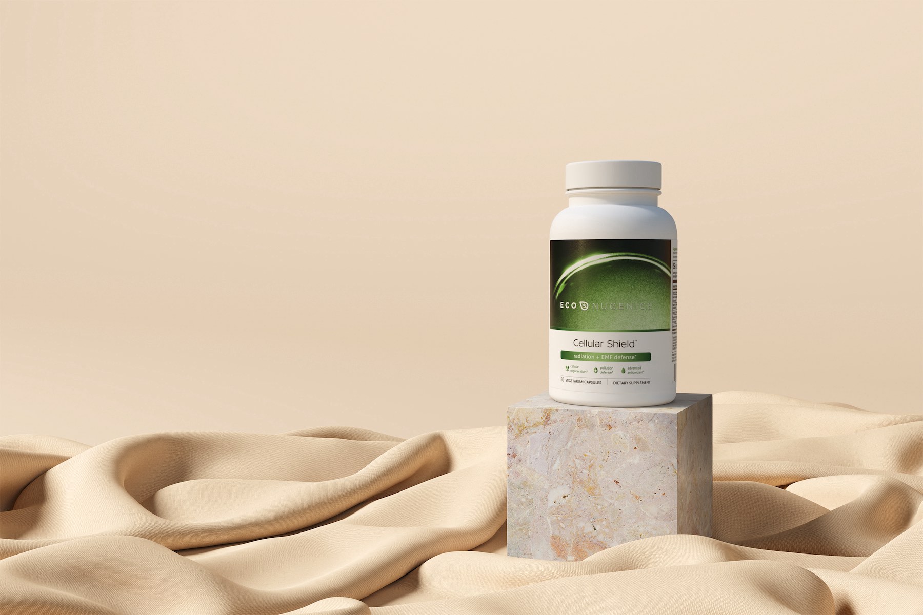Econugenics product 3D render web banner
