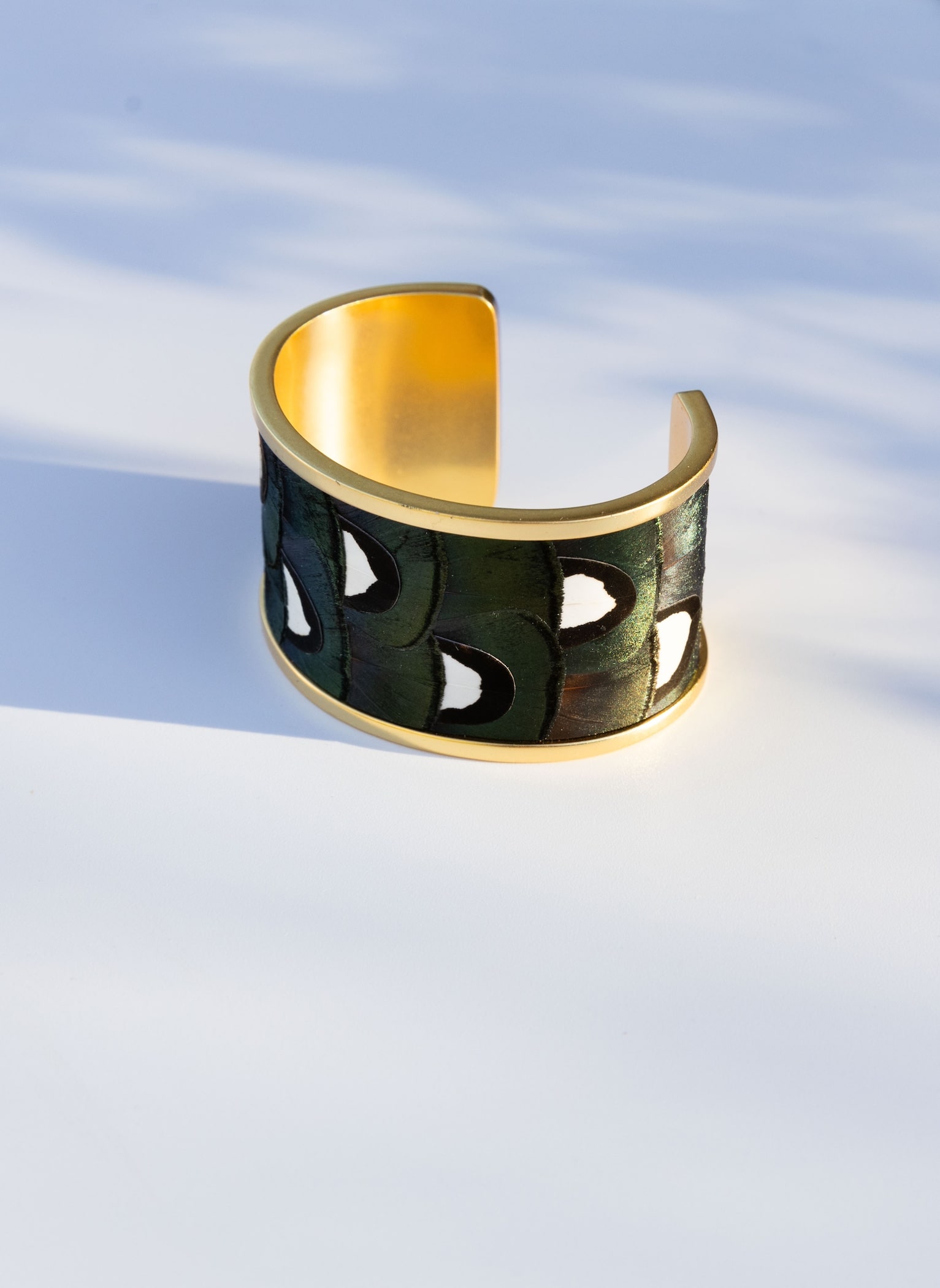 Wide cuff flatlay photo