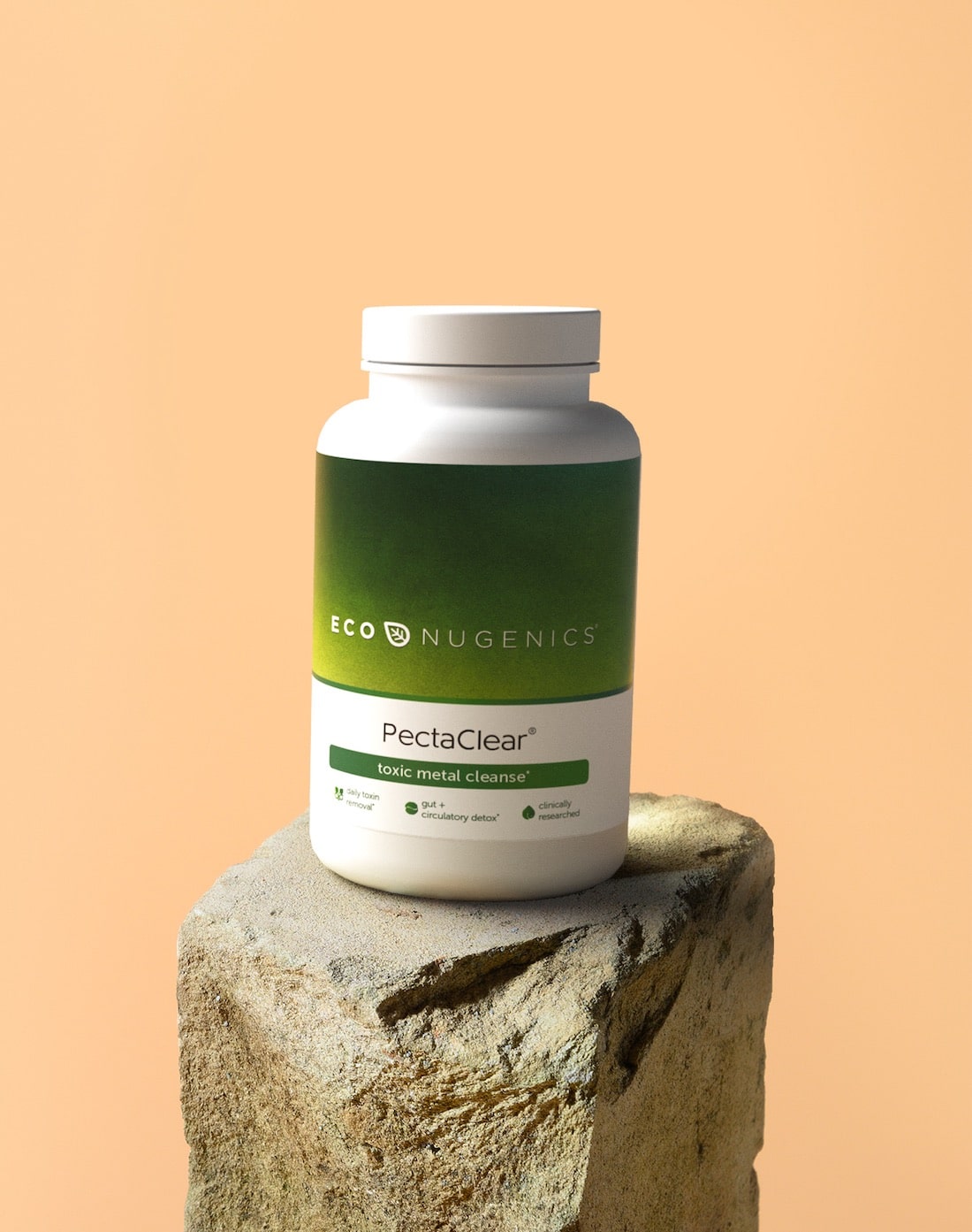 Econugenics supplement bottle 3D rendering