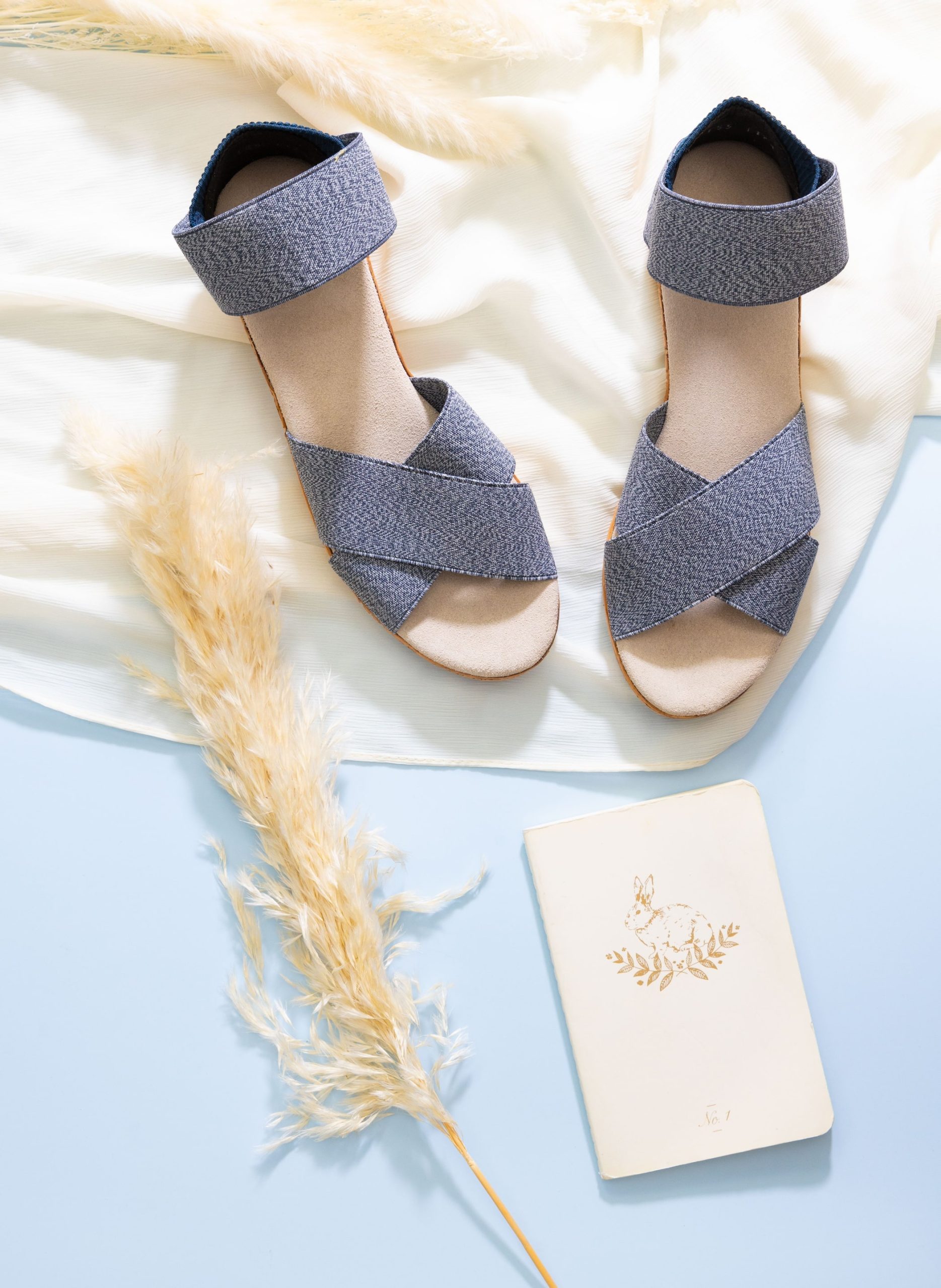 Women's sandal lifestyle photo