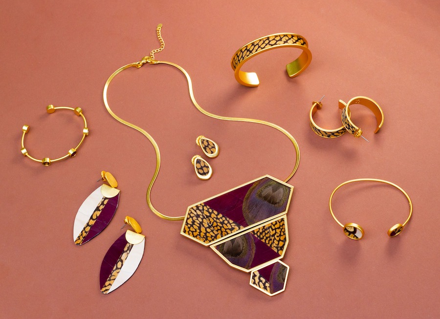Women's jewelry accessories group shot