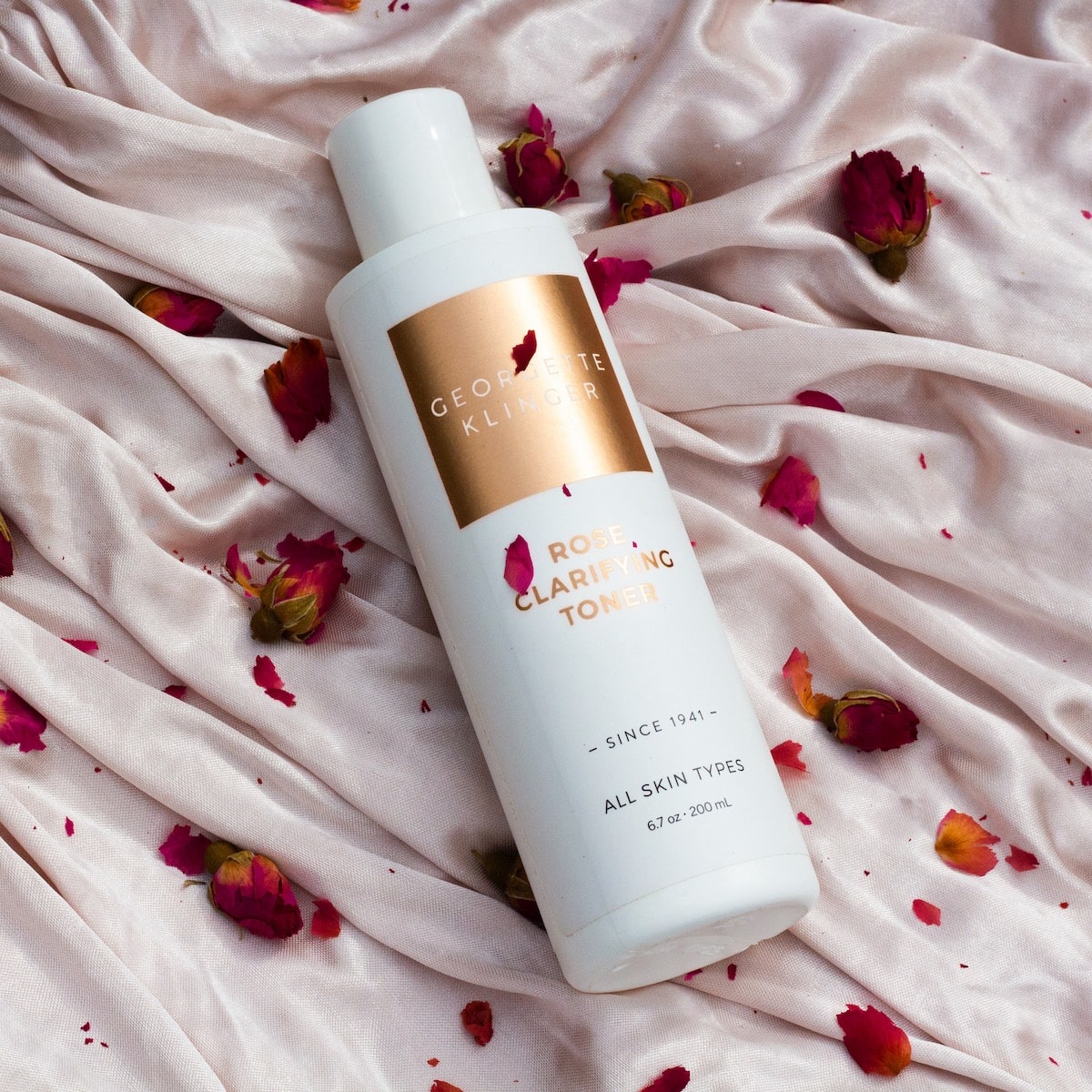 Women's skincare product photography