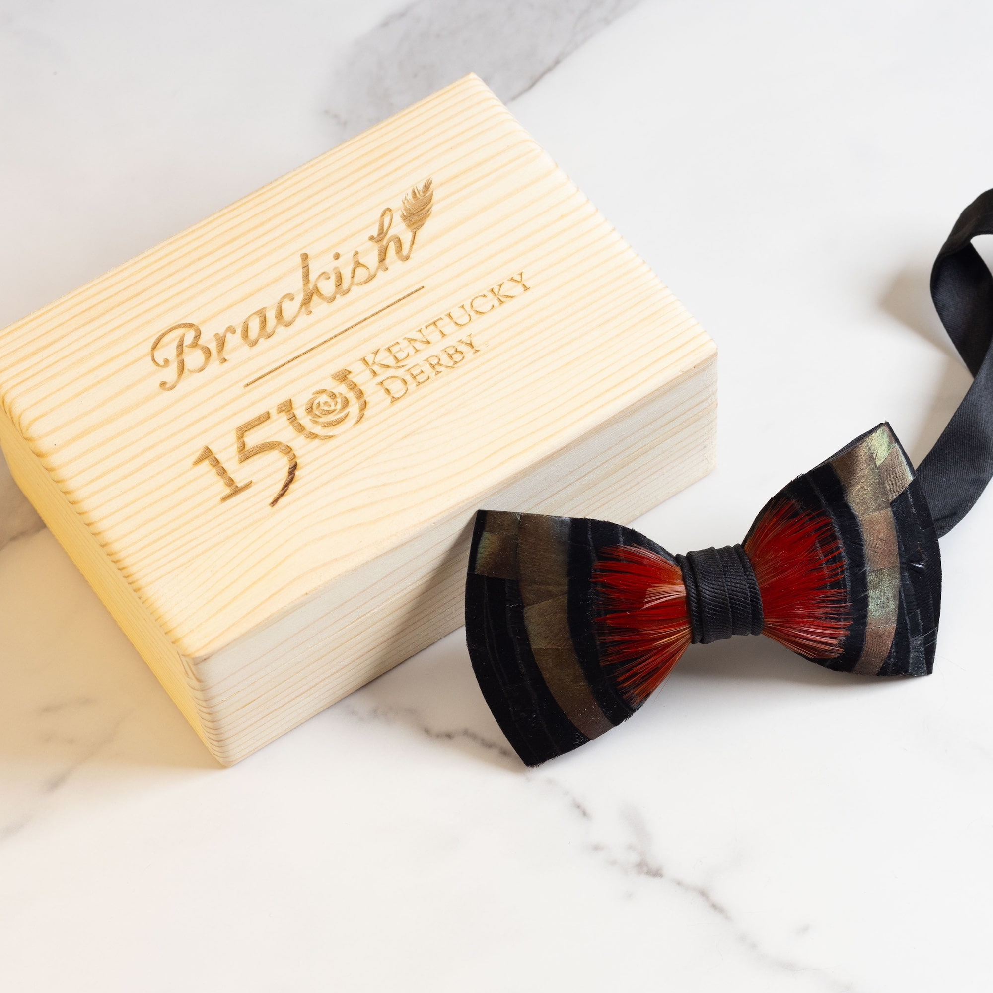 Kentucky Derby bowtie packaging photography