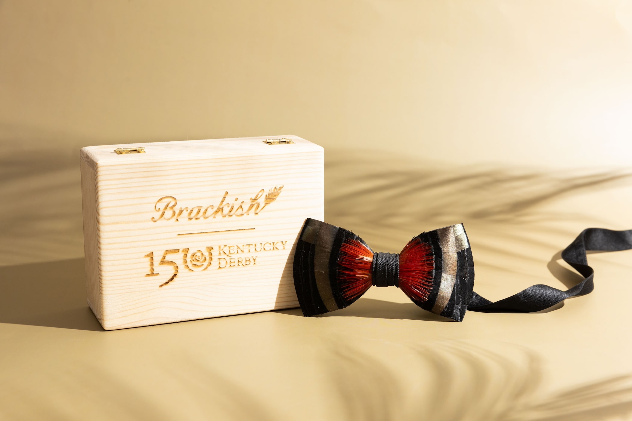 Kentucky Derby bowtie packaging photography