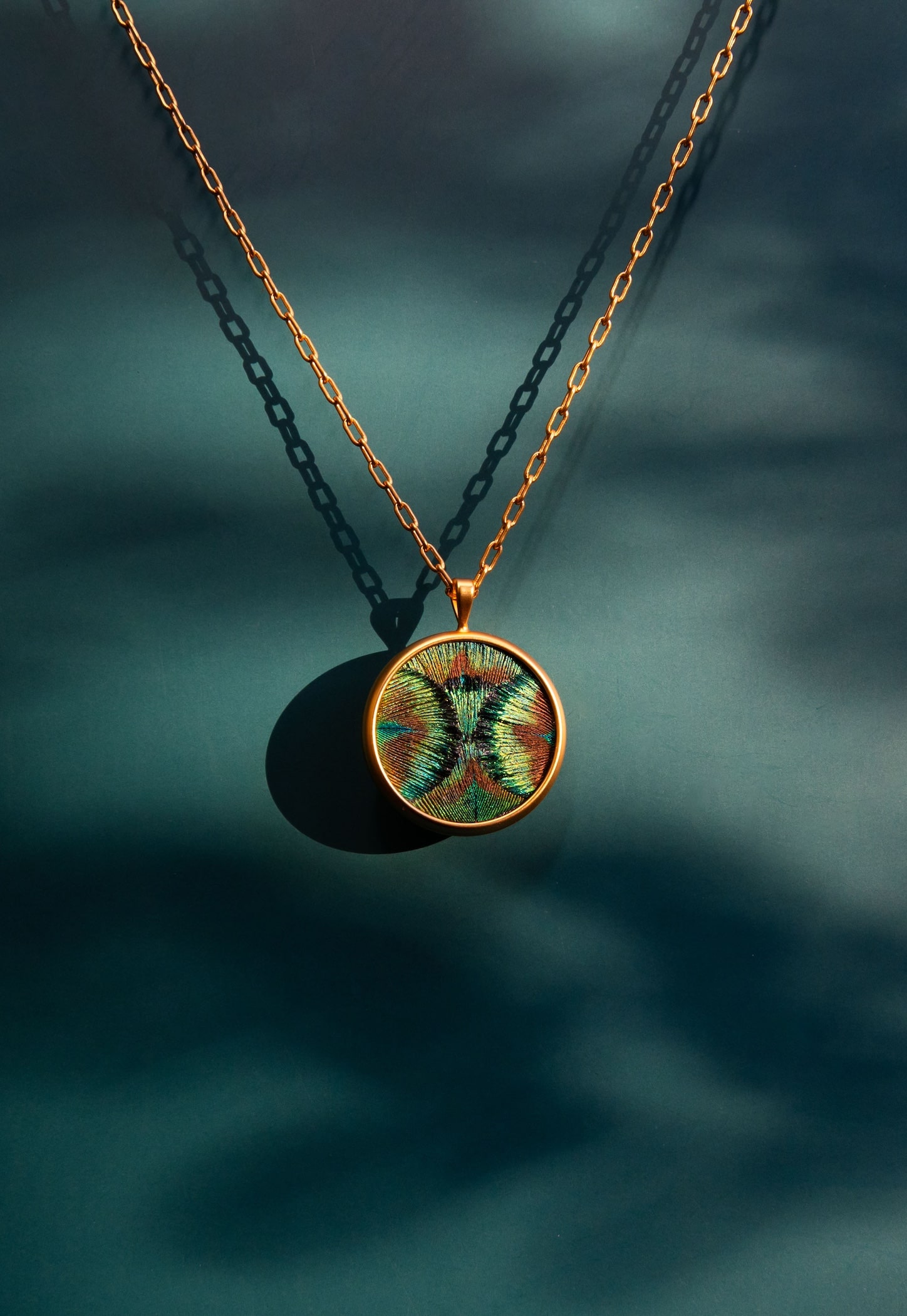Necklace staging photography