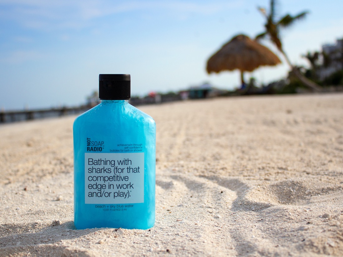 Body wash lifestyle photography