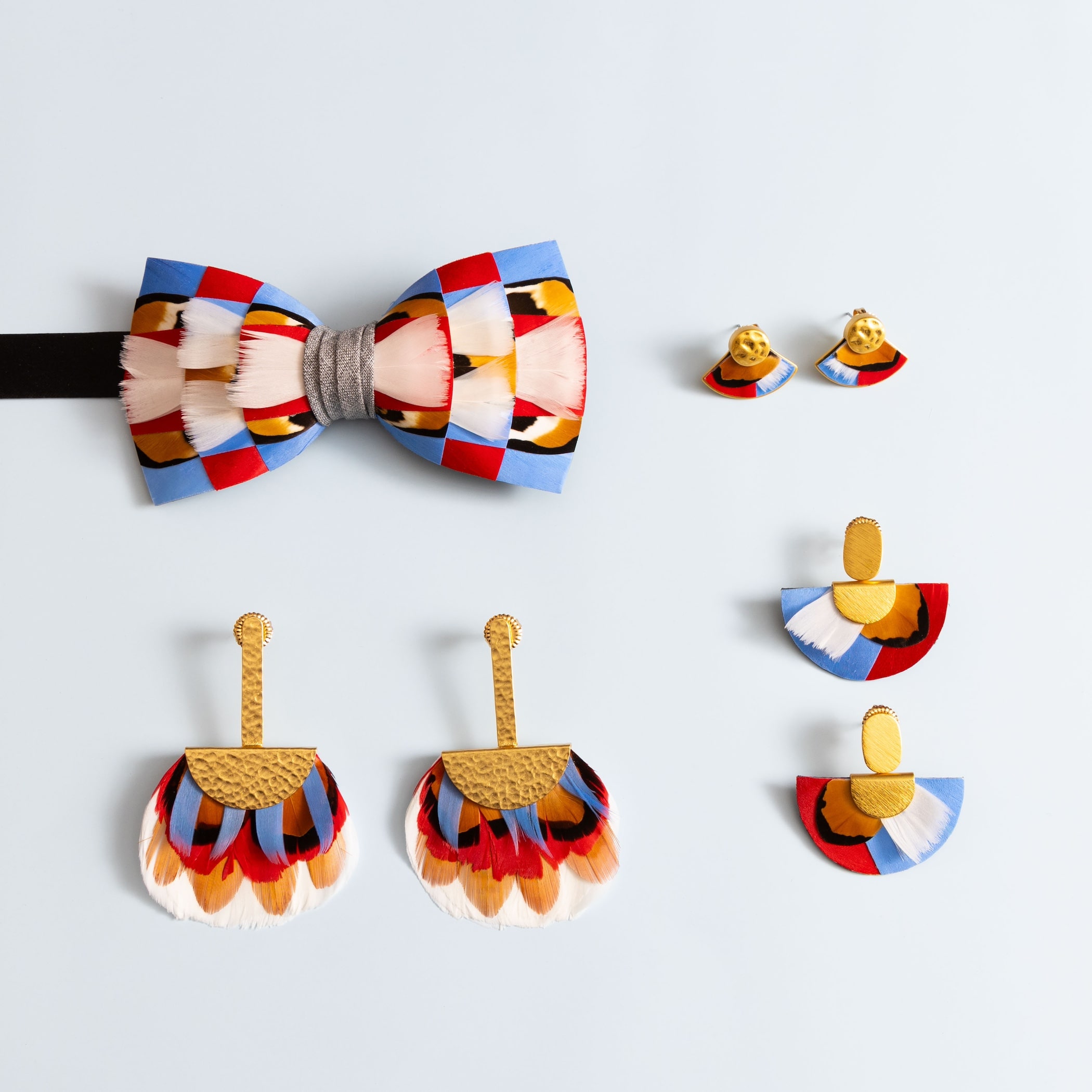 Kentucky Derby themed accessories flatlay