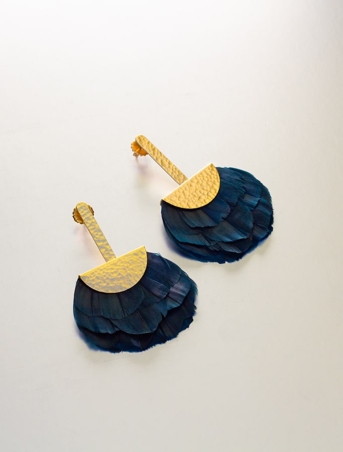Grecian earrings flatlay