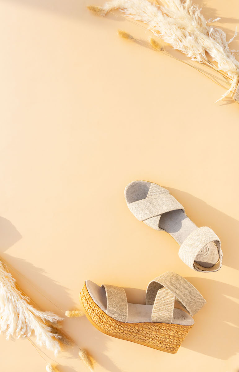 Sandals product photography