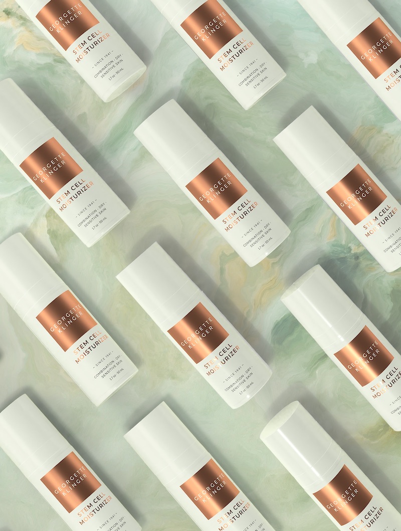 Geometric 3D render for Georgette Klinger moisturizer