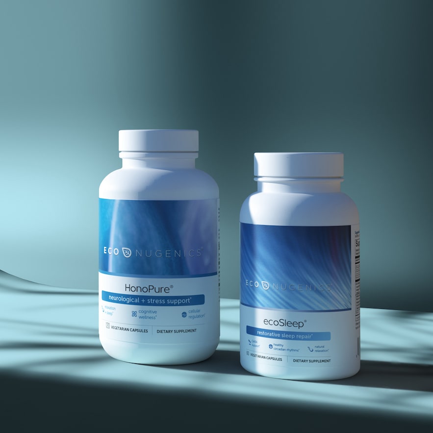 ecoNugenics wellness supplement lifestyle 3D rendering/.