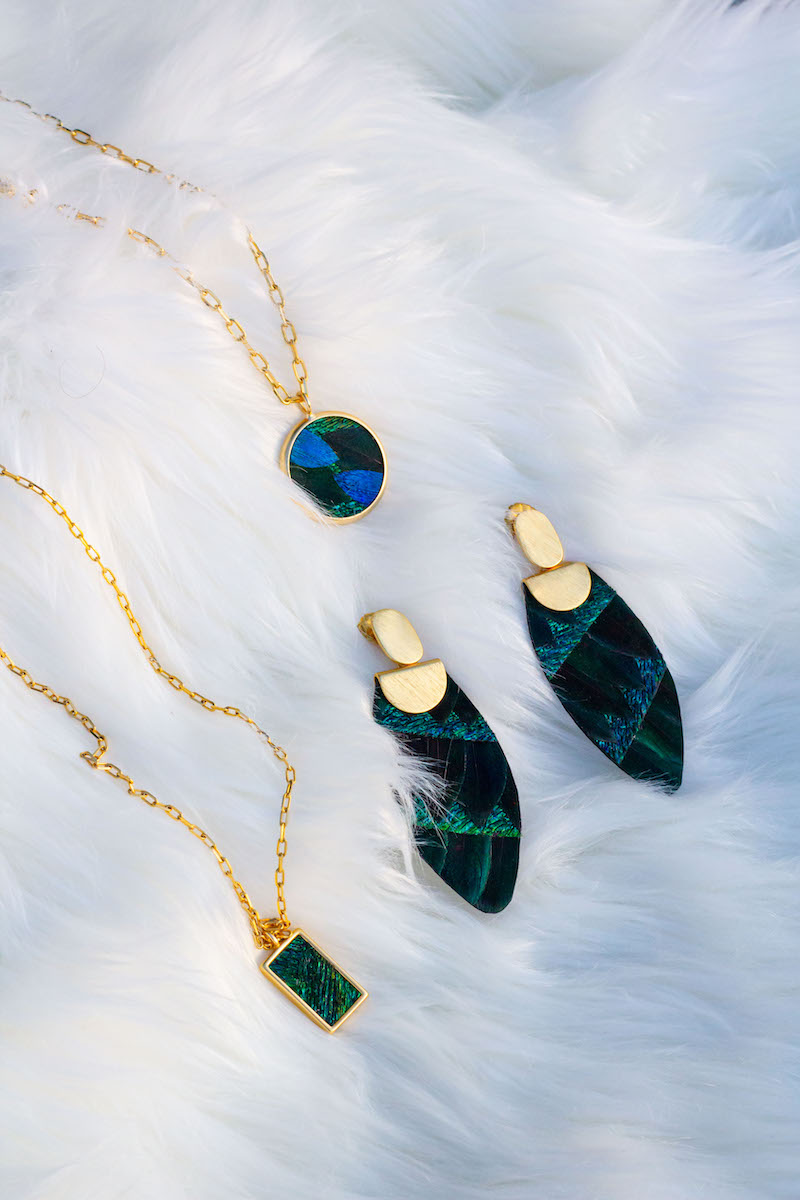 Women's winter jewelry photography