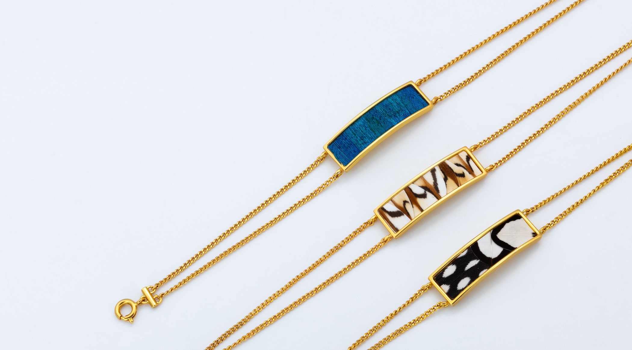 Women’s bar bracelet flatlay