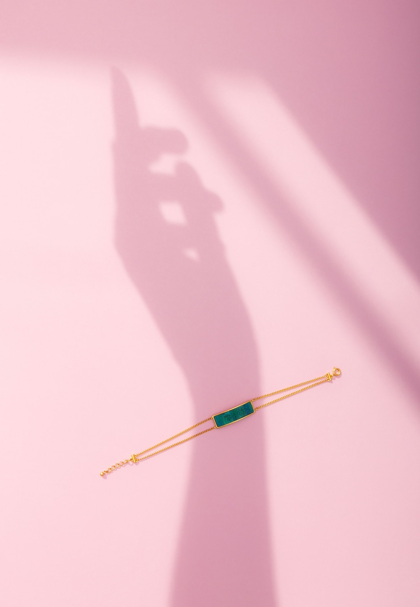 Women's bracelet shadow art photography