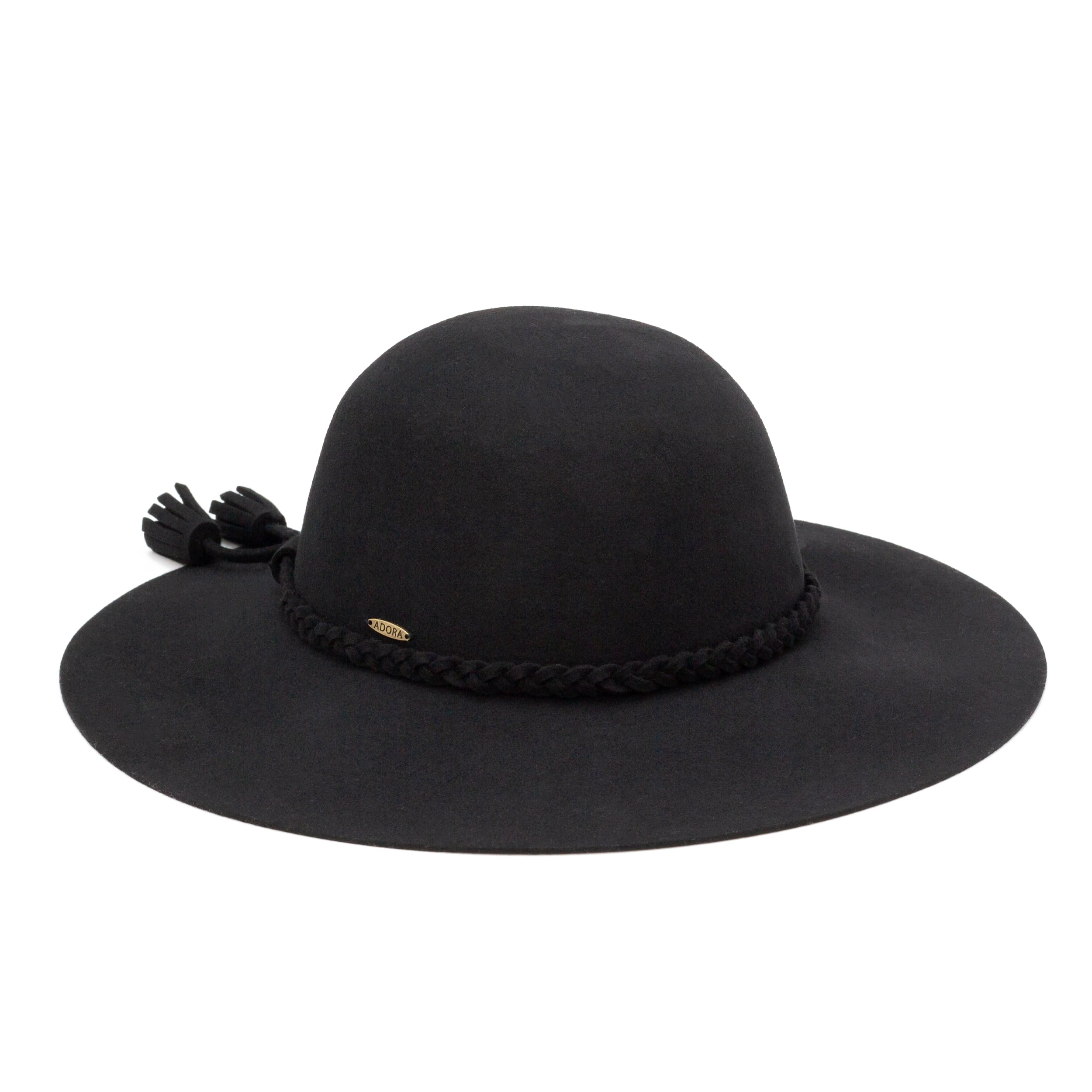 Styled hat on a white background