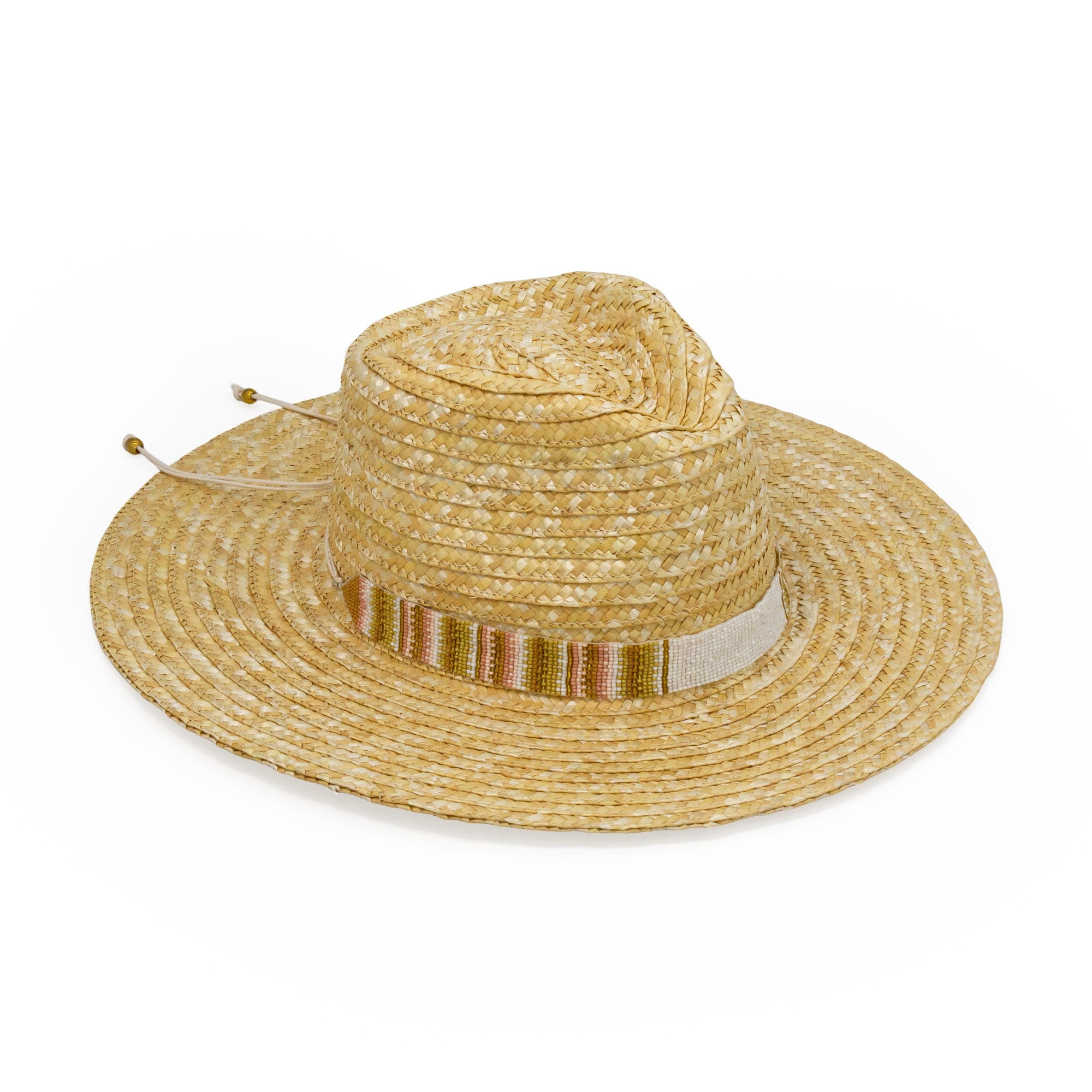 Styled hat on a white background