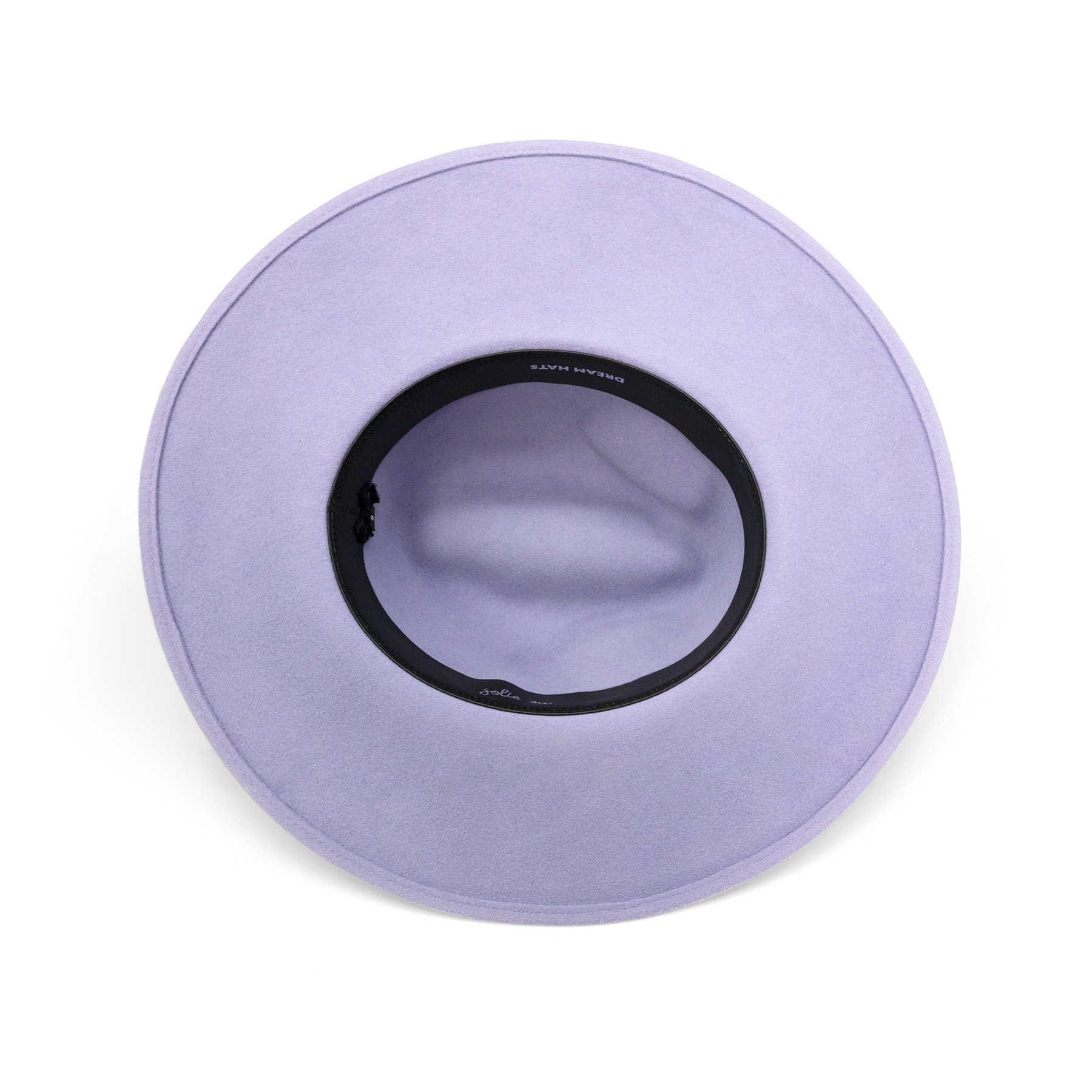 Styled hat on a white background