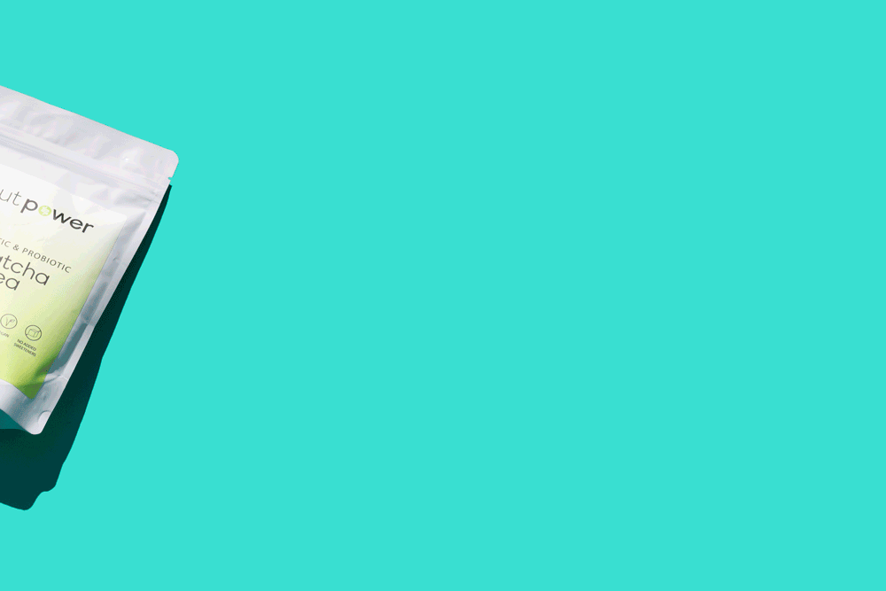 A gif with Econugenics products rolling through a light blue background.