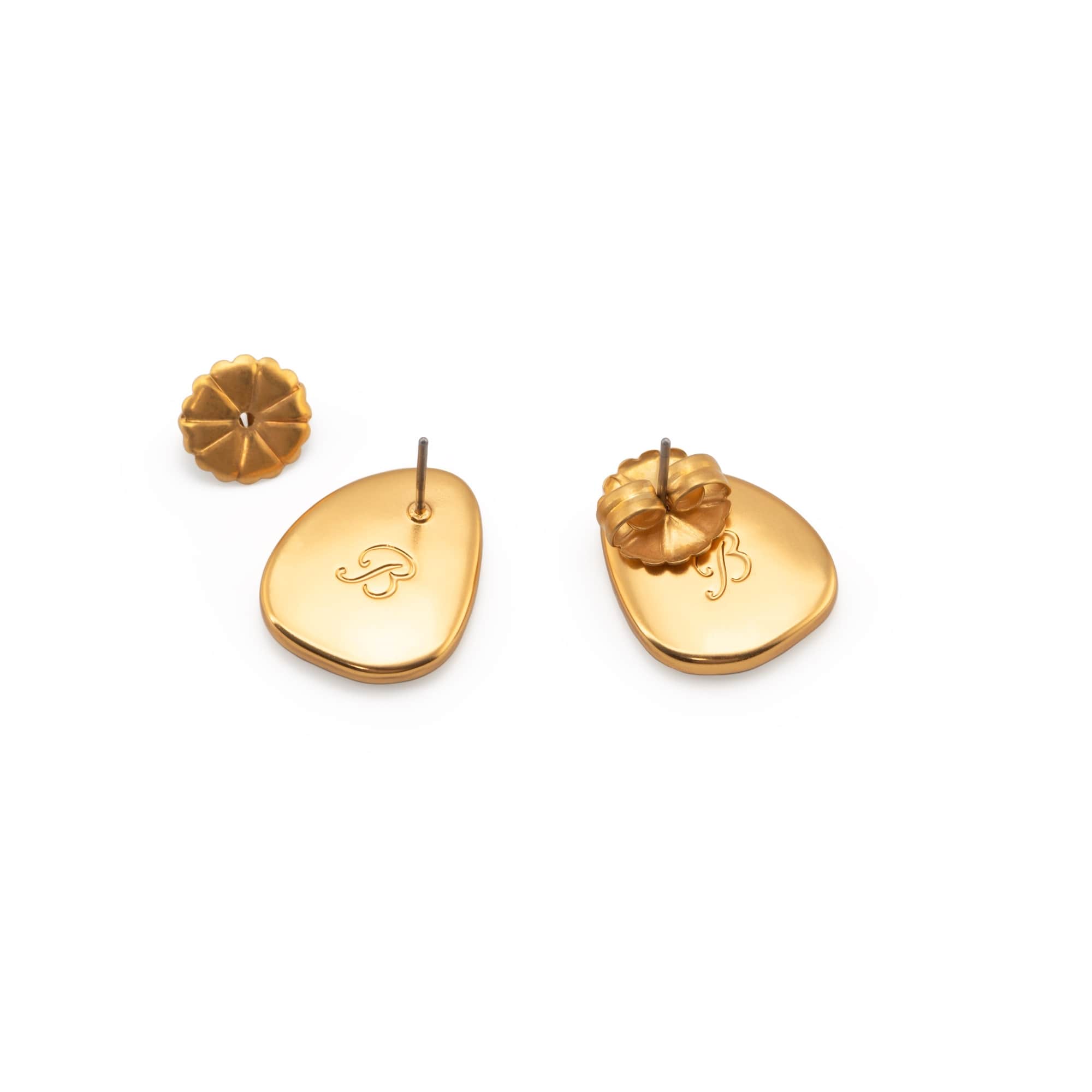 Teardrop stud earrings product photo for Brackish