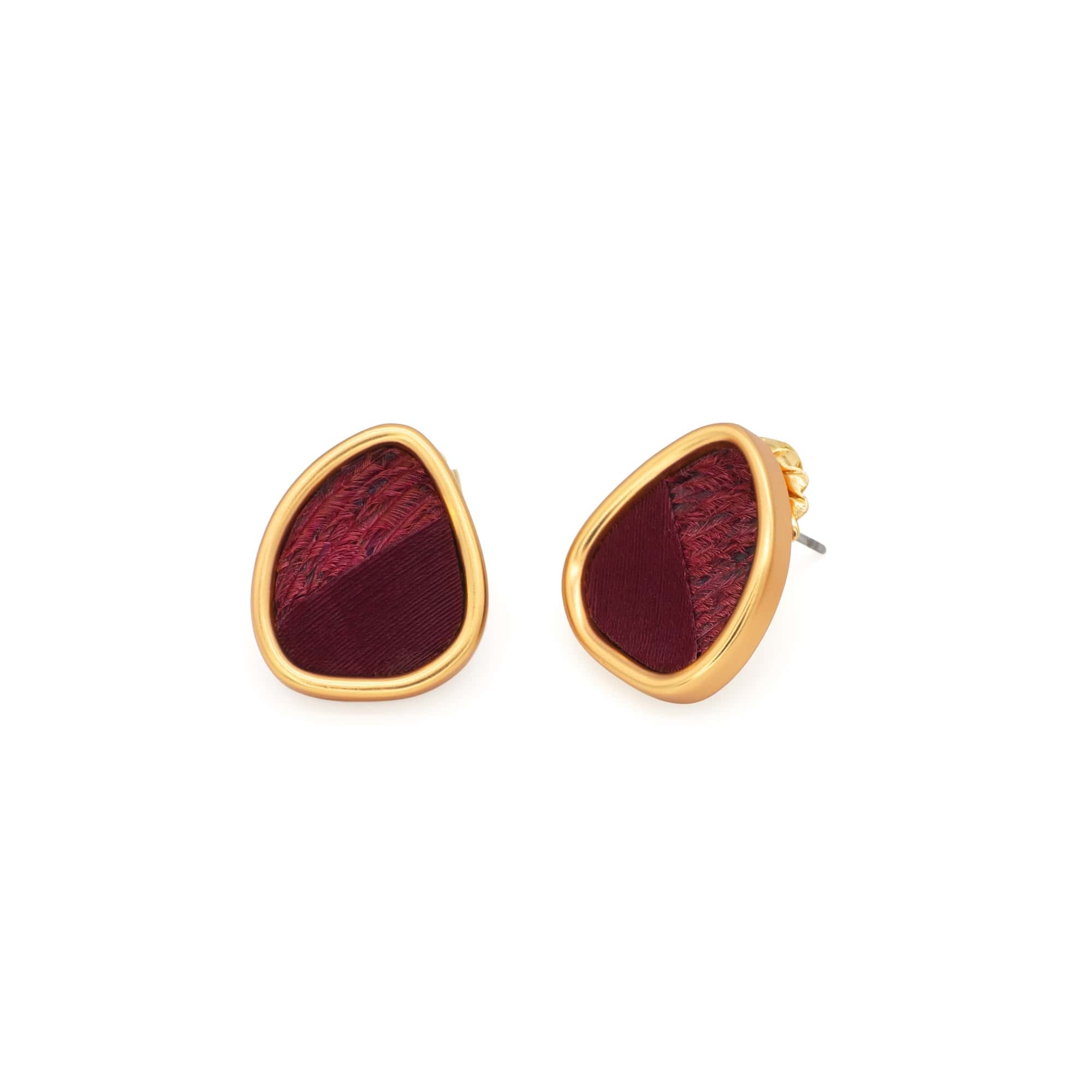 Teardrop stud earrings product photo for Brackish