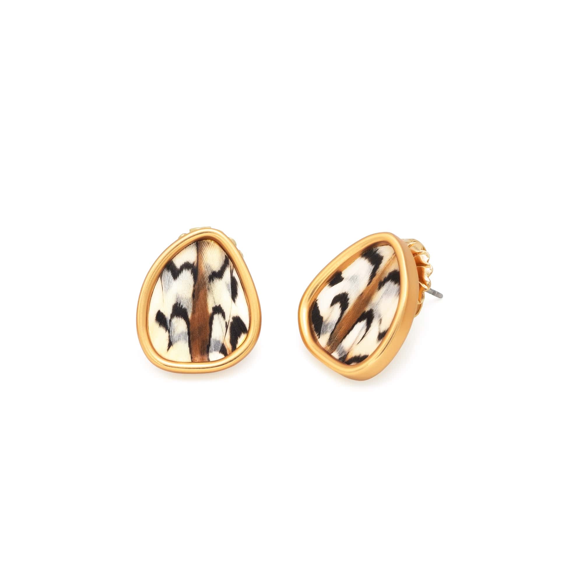 Teardrop stud earrings product photo for Brackish