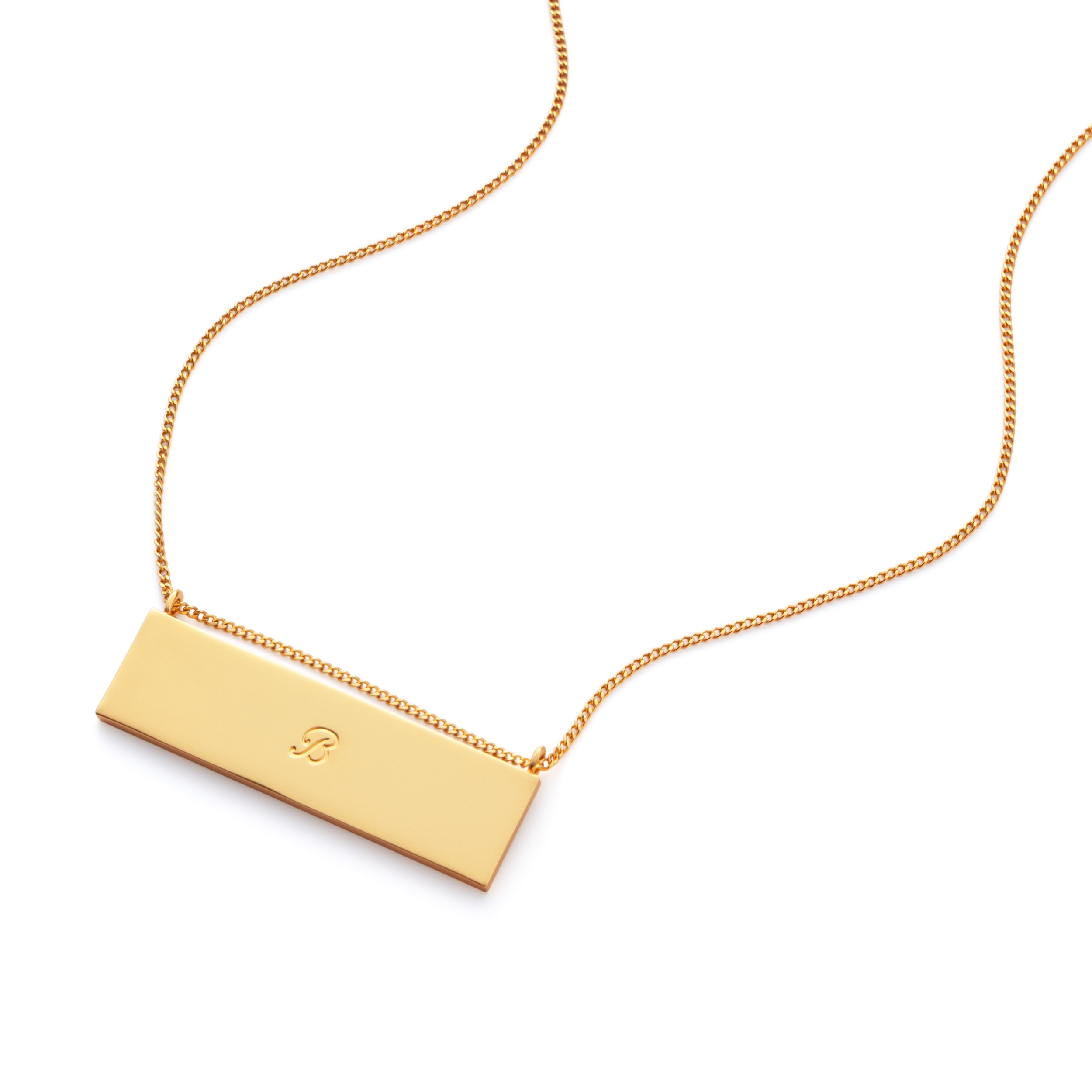 Bar necklace white background photography
