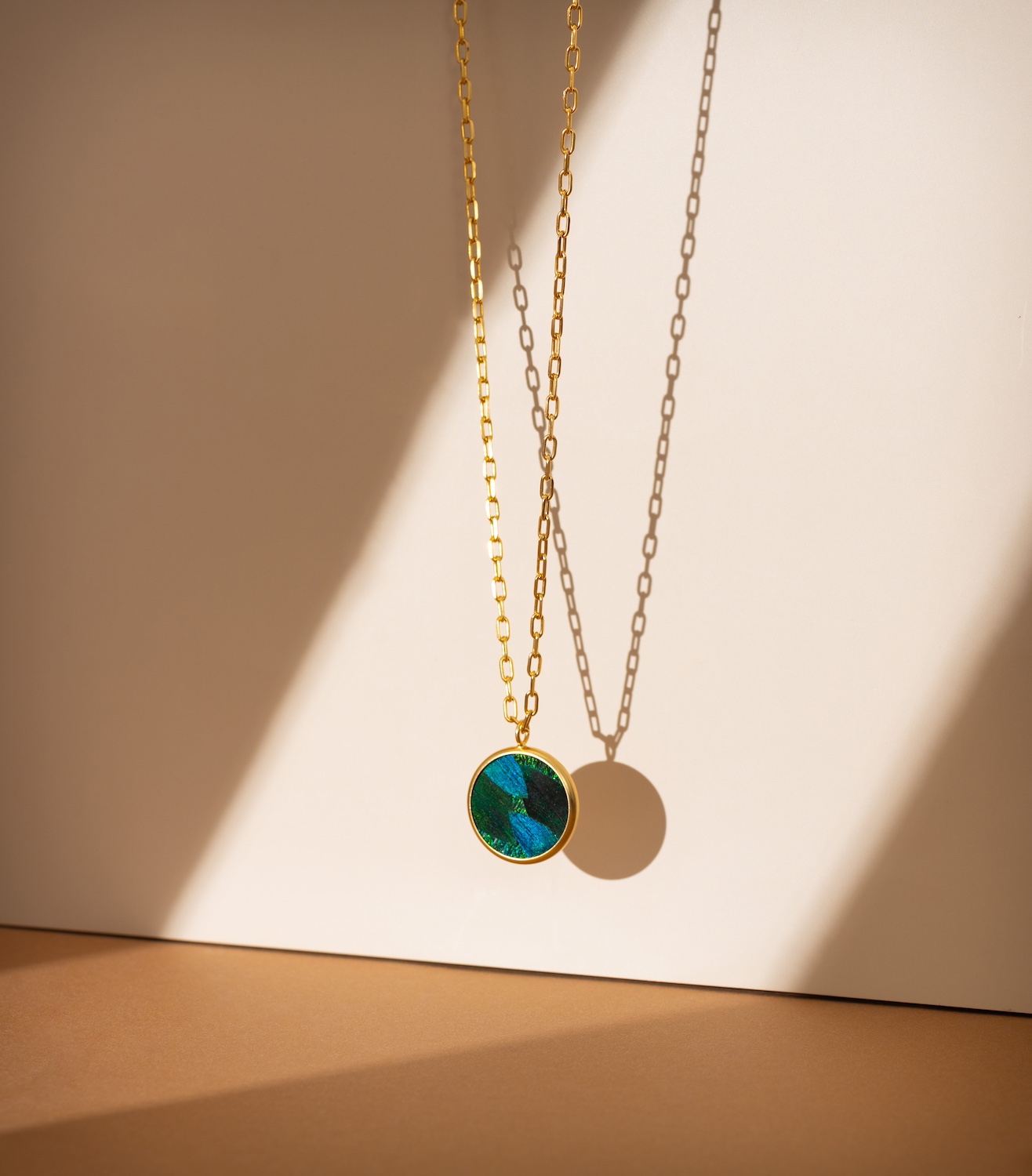 Styled necklace lifestyle photography for brackish